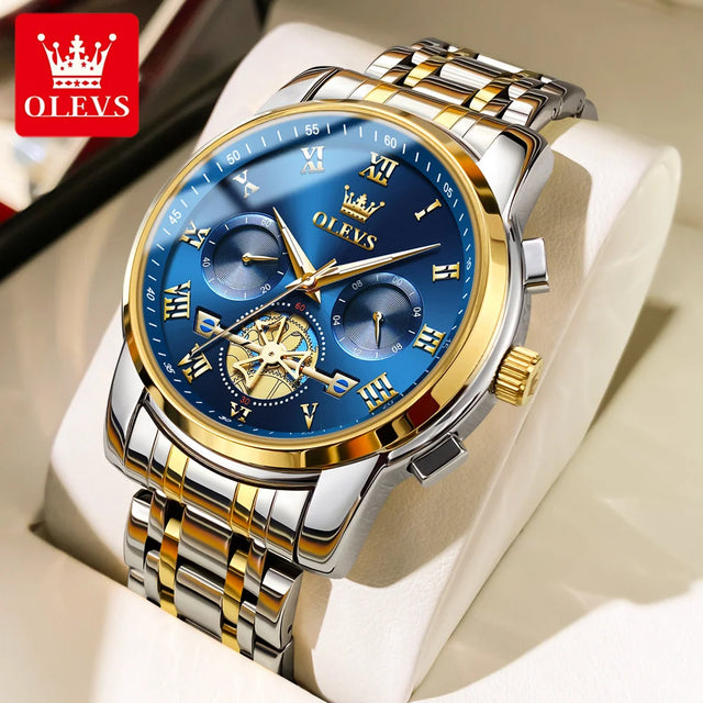 OLEVS Top Brand Men's Watches 男性用高級時計